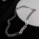 Adjustable Link Cuban Chain Necklace Link Chain Choker Necklace